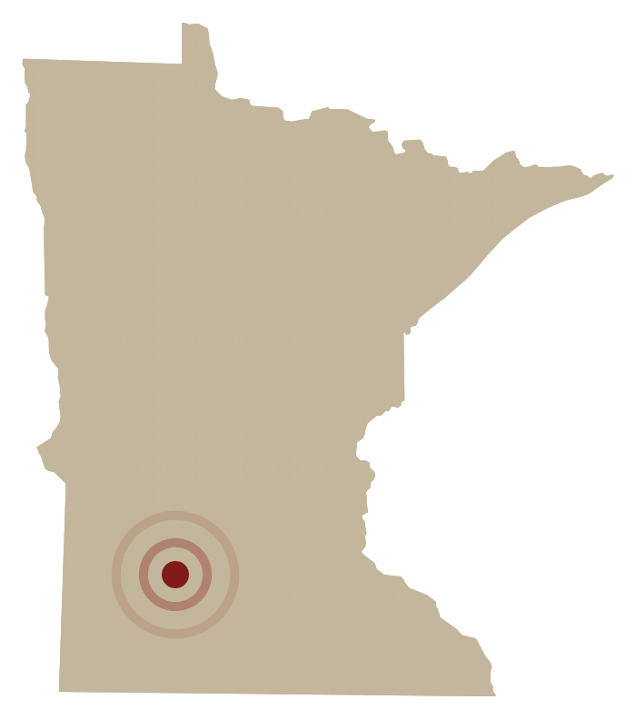 MN Map Redwood County Icon